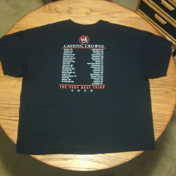 Casting Crowns 🎵 Band Tour Shirt Very Next Thing - Picture 3 of 9